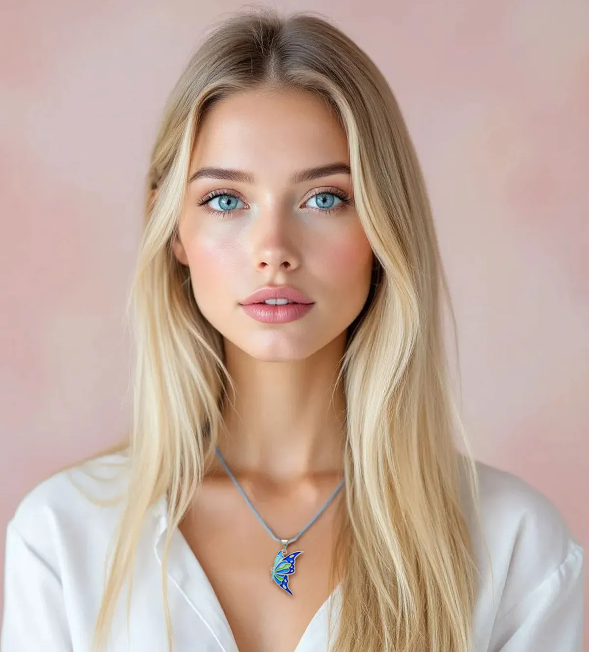 Gargantilla de plata Cruz Mariposa 226_RH181037-C Gargantilla de plata Cruz Mariposa 226_RH181037-C - Imagen 2