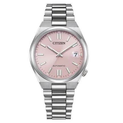 Reloj Citizen Tsuyosa automático acero esfera rosa NJ0200-50Z