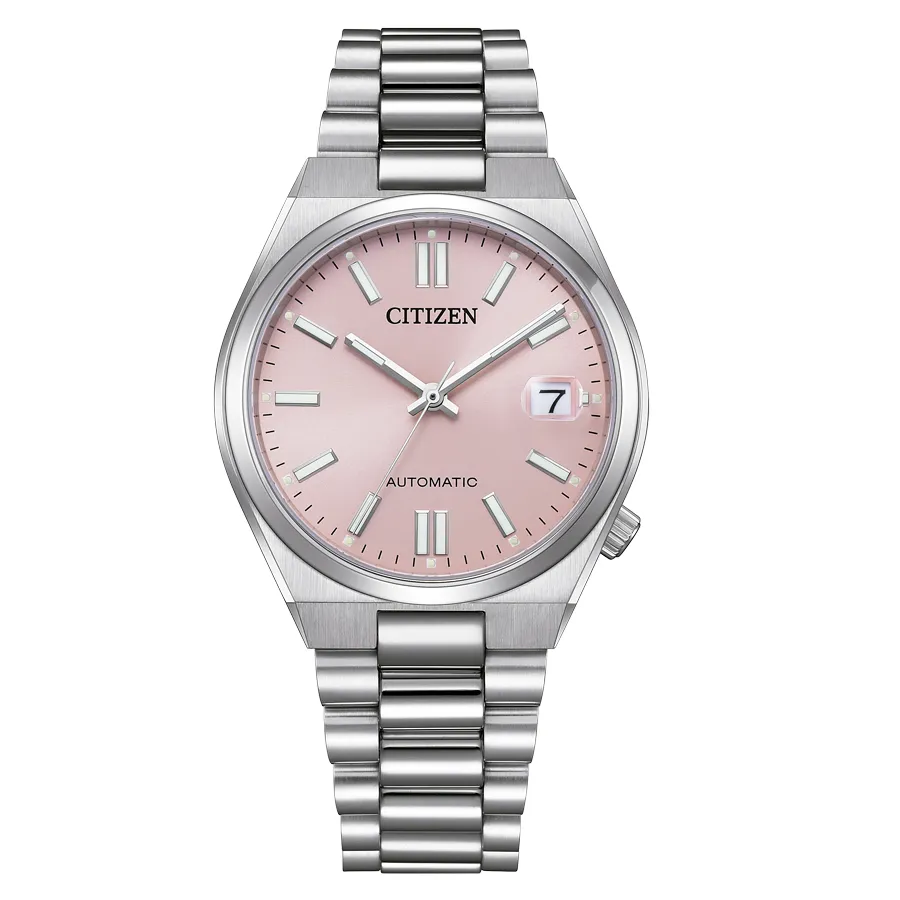 Reloj Citizen Tsuyosa automático acero esfera rosa NJ0200-50Z Reloj Citizen Tsuyosa automático acero esfera rosa NJ0200-50Z