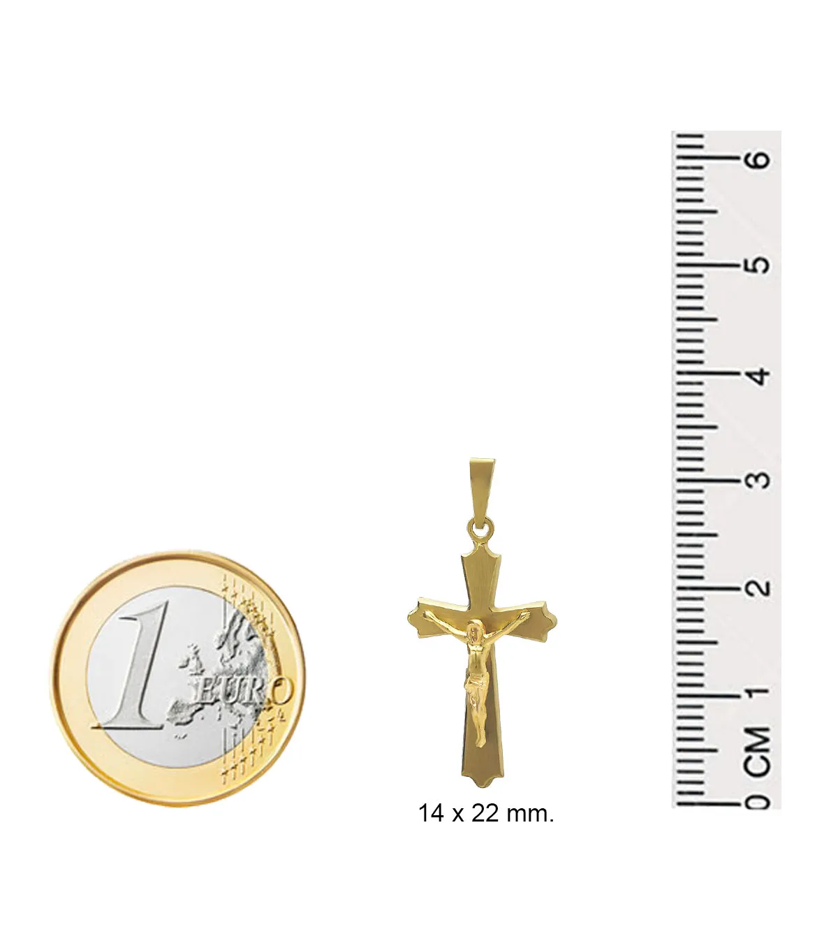 Cruz de oro 18K TRILOBULADA con Cristo 036_BB_25X26 cruz-de-oro-crucifijo-036_BB_25X26 con medidas