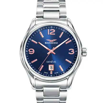 Reloj Sandoz Pilot cronógrafo acero hombre 81425-35
