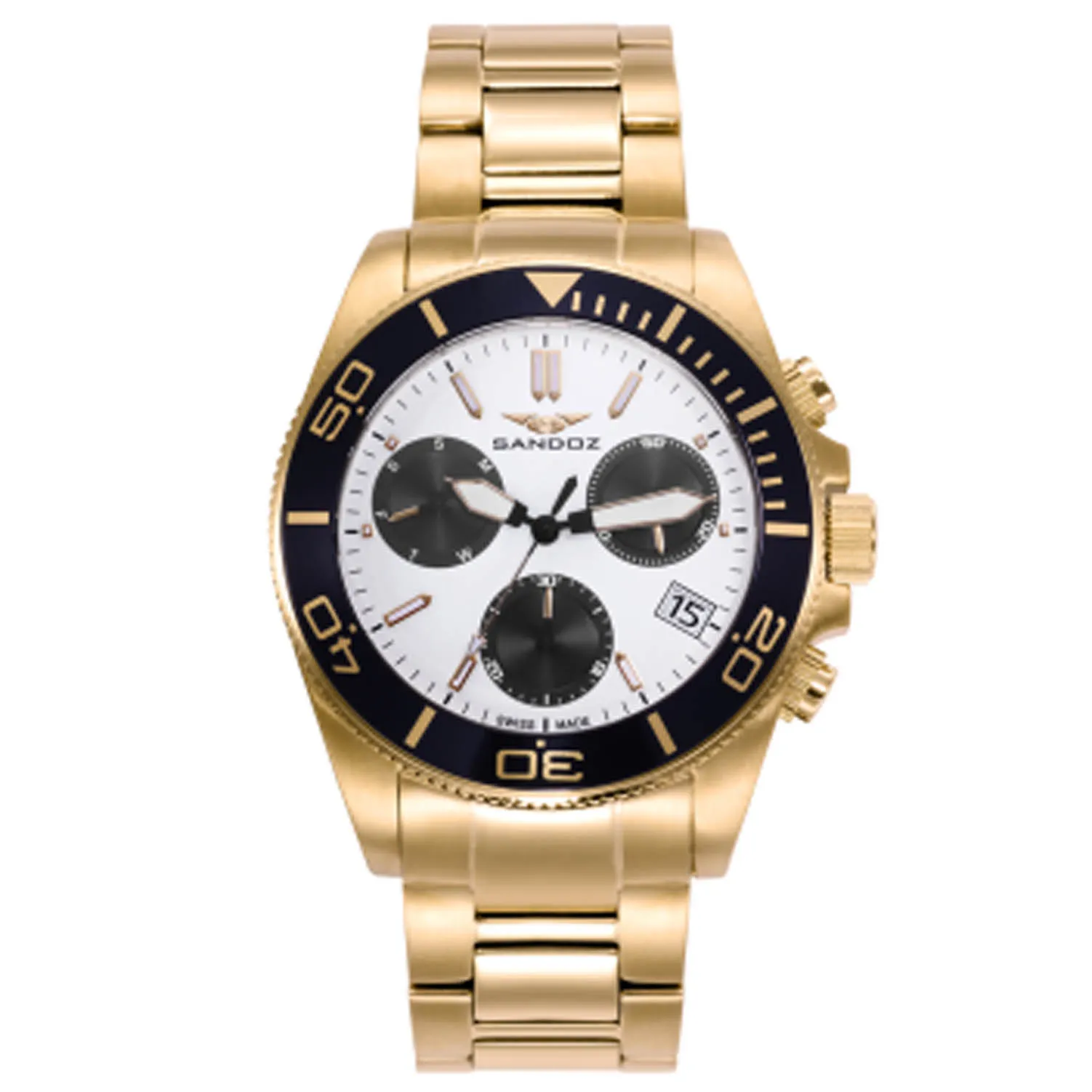 Reloj Sandoz Sport acero chapado 81447-99 Reloj Sandoz Sport acero chapado 81447-99