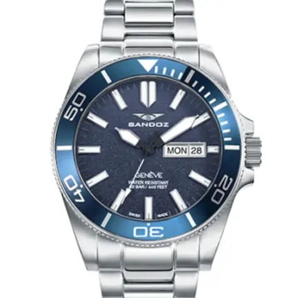 Reloj Sandoz Diver acero 81449-37
