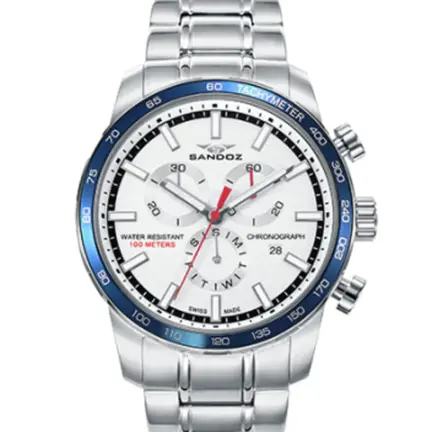 Reloj cronógrafo Sandoz Sportif acero 81461-07
