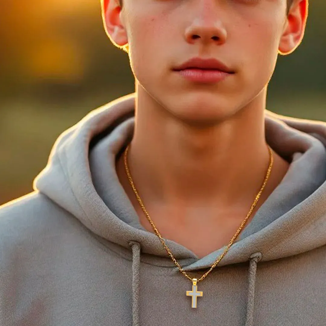 Cruz de oro 18k bicolor 243_699-00076 cruz-de-oro-18k-bicolor-243_699-00076 modelo