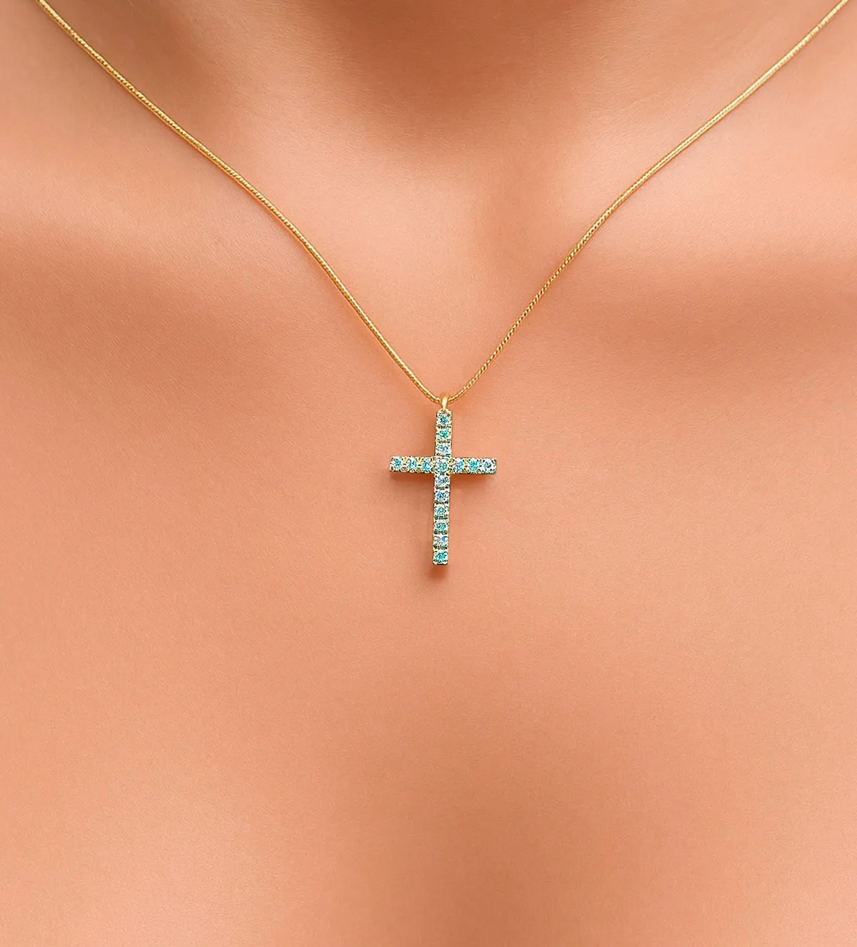 Gargantilla de oro con cruz diamantes y rubíes 317_CROCEFILO-DF-R gargantilla-de-oro-con-diamantes-y-rubies-317_CROCEFILO-DF-R busto A