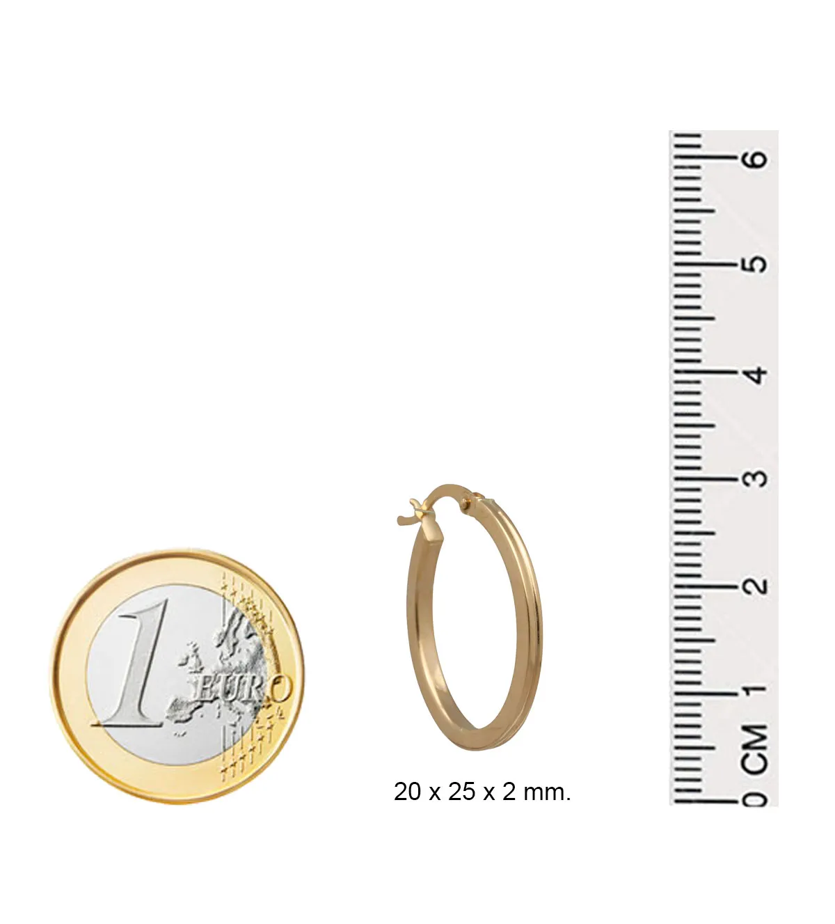 Pendientes de oro criollas ovales 243_139-03882 pendientes-de-oro-243_139-03882 medidas