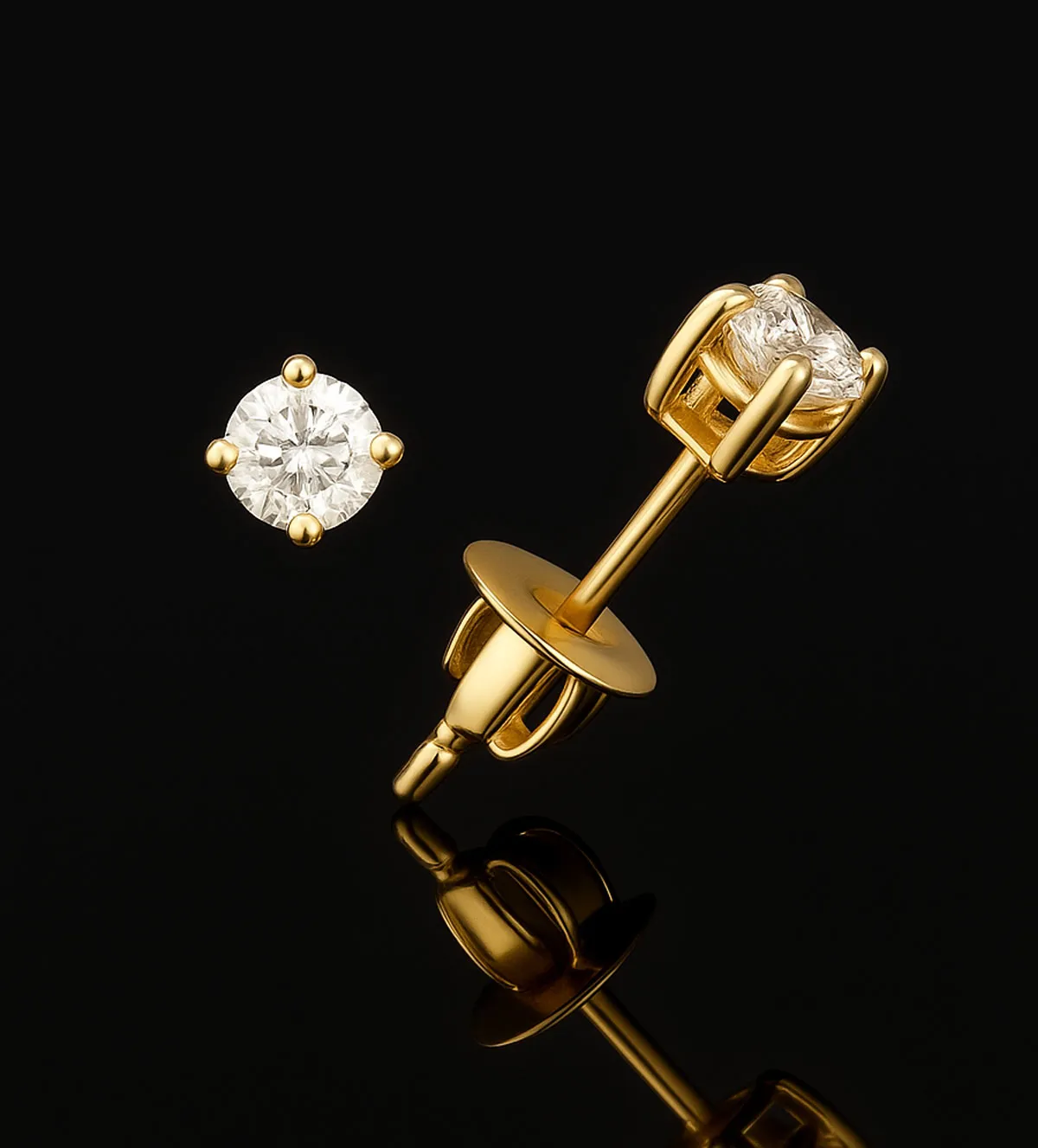 Pendientes de oro con brillantes 036_BB_25TB4 pendientes-de-oro-con-brillantes-036_BB_25TB4 fondo espejo