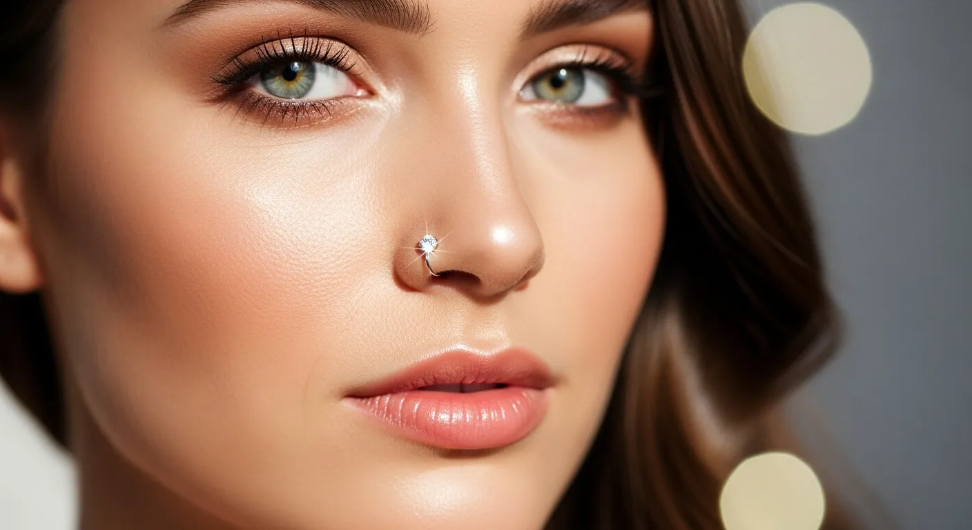 Piercing para la nariz: 5 estilos que realzan tu personalidad sin esfuerzo Piercing para la nariz3