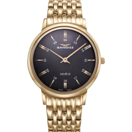 Reloj hombre Sandoz Elegant acero chapado 81521-47
