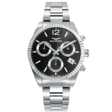 Reloj cronógrafo Sandoz acero 81527-55