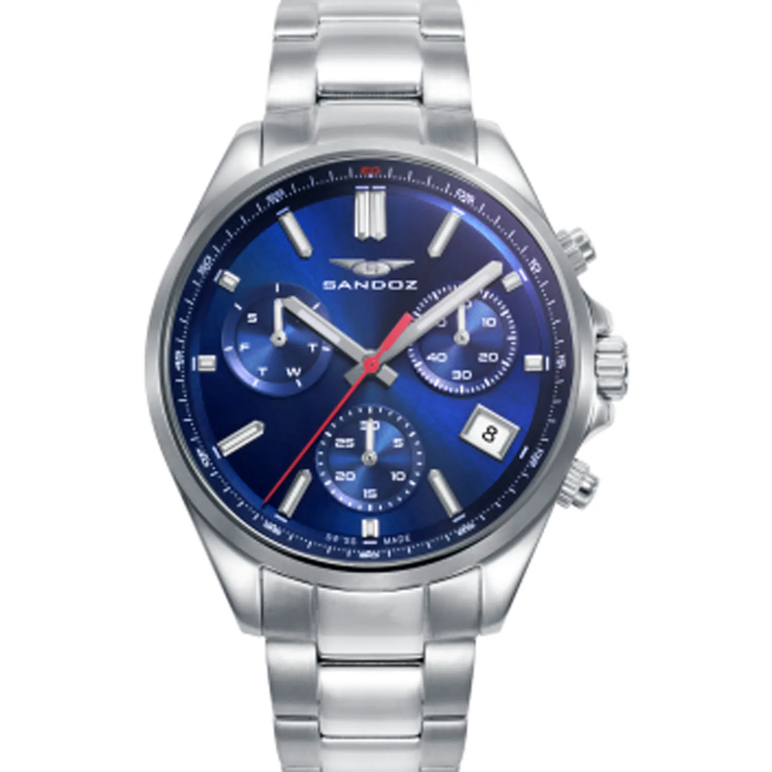 Reloj Sandoz Casual cronógrafo en acero 83003-37 Reloj Sandoz Casual cronógrafo en acero 83003-37