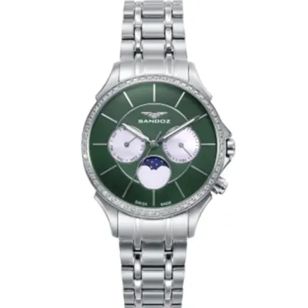 Reloj Sandoz Classic para mujer fase lunar 81376-99