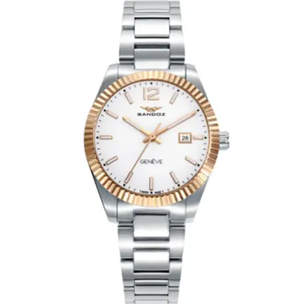 Reloj Sandoz Casual mujer en acero chapado 81384-59