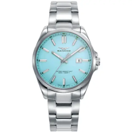 Reloj Sandoz Casual mujer en acero esfera azul 83000-37