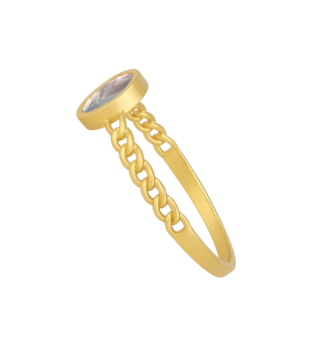 Anillo de oro con Nácar 289_01450363S anillo-de-oro-con-nacar-289_014503635 toma lateral