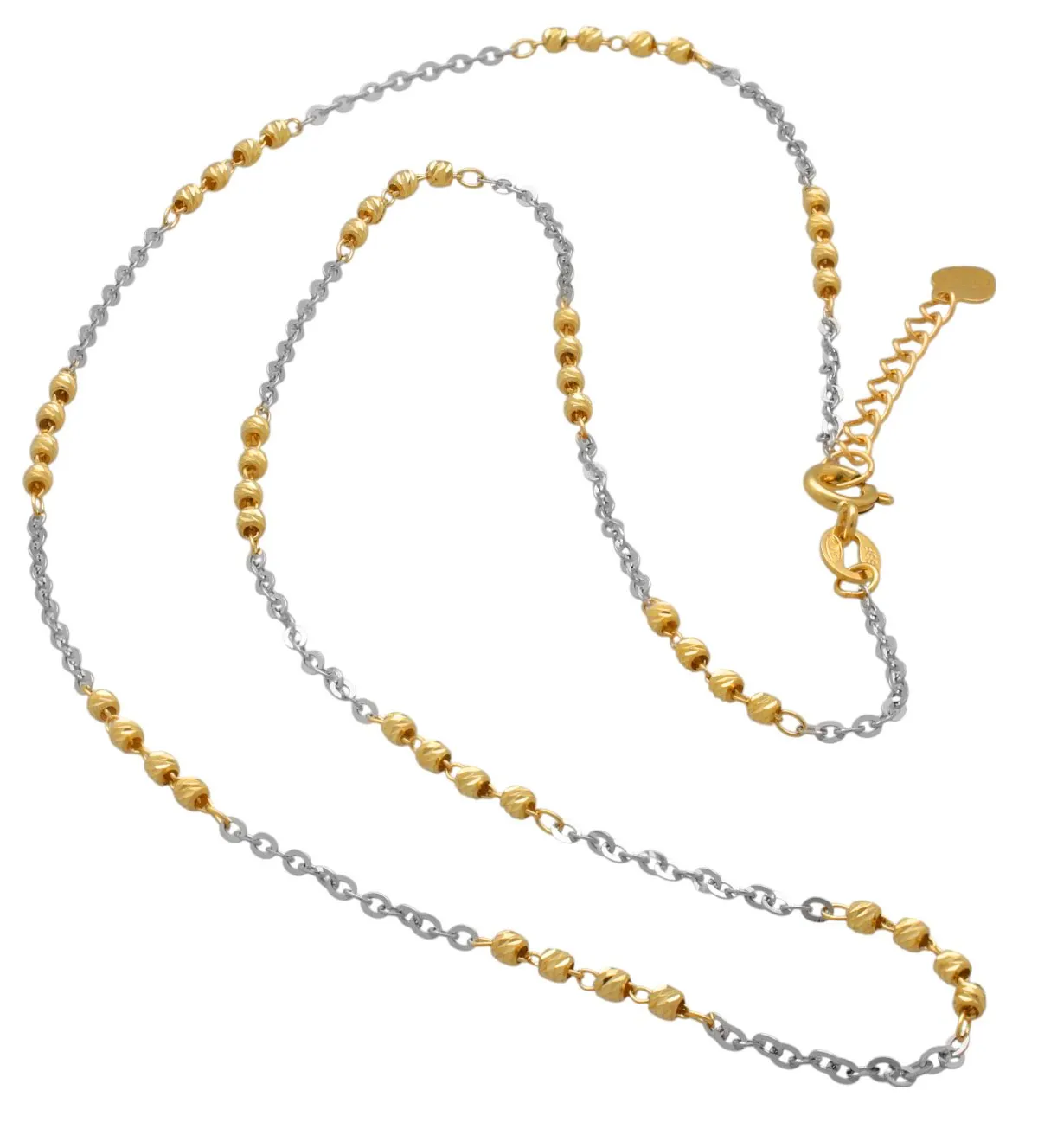 Gargantilla de oro 18k bicolor 243_380-00151 gargantilla-oro-bicolor-18k-243_380-00151 toma cenital