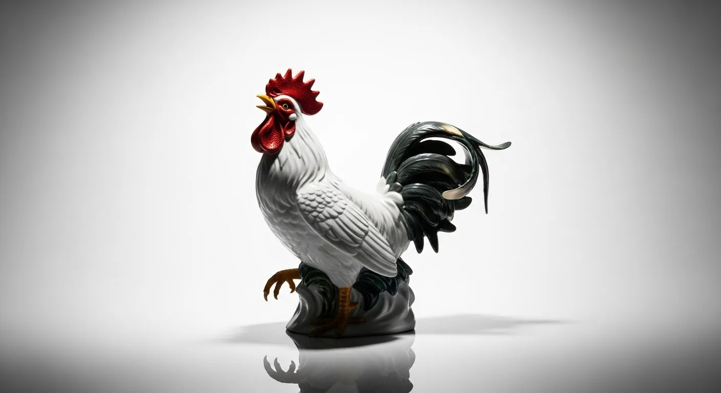 Nuevo Buen Retiro: 5 razones por las que la figura de porcelana "Gallos de Pelea" transmite fuerza y tradición artesanal nuevo buen retiro gallos de pelea10