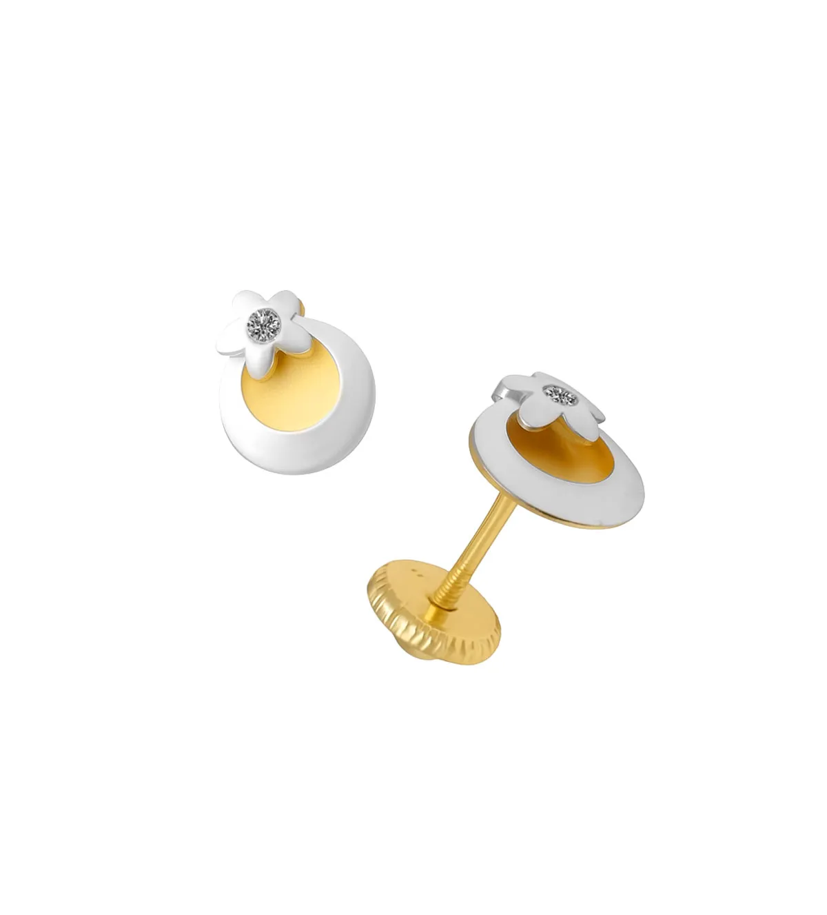 Pendientes de bebé oro 18k bicolor 243_613-00176 pendientes-de-bebe-oro-18k-bicolor-243_613-00176