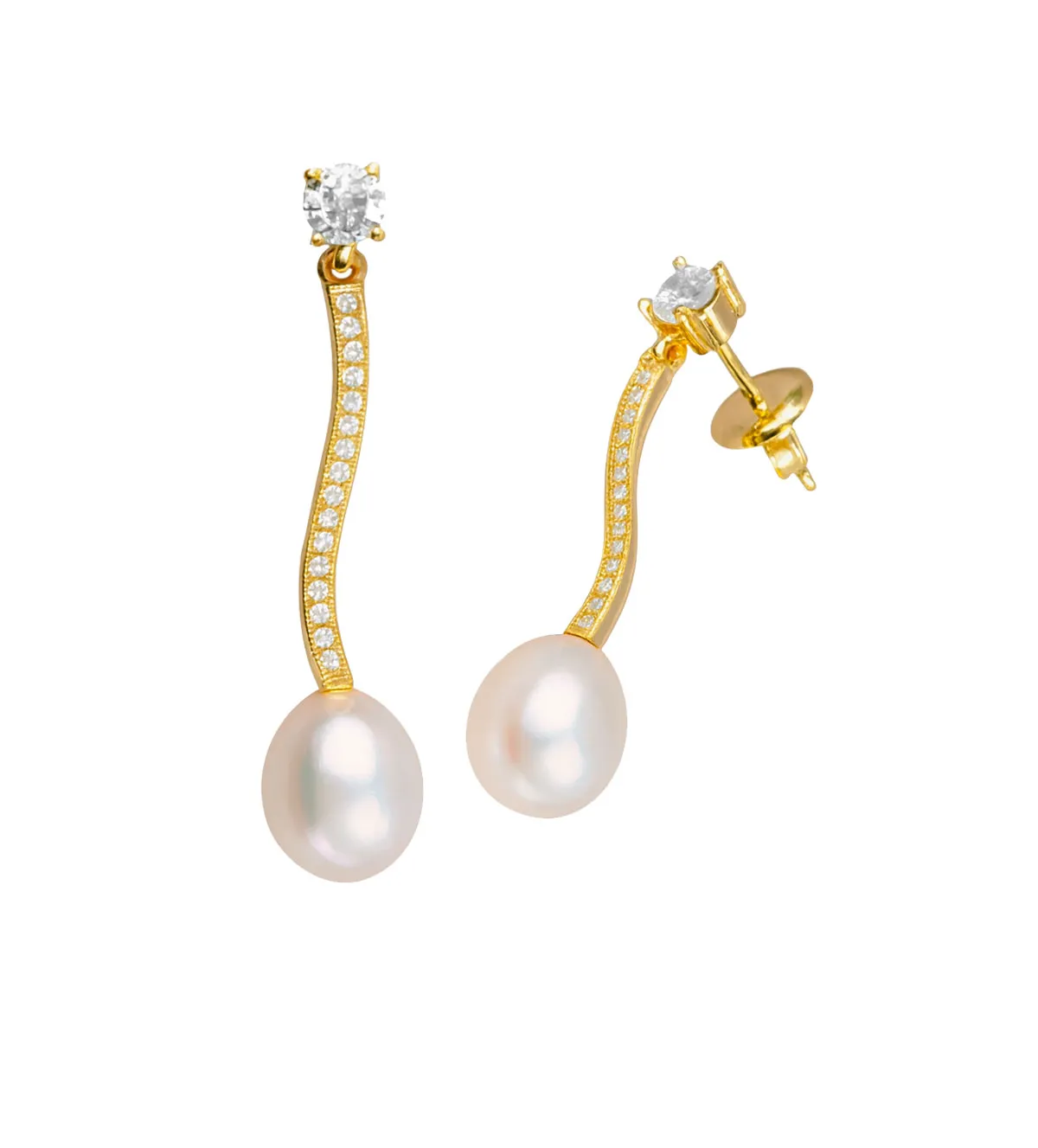 Pendientes de plata chapada largos con circonitas y perlas 136_AD6200 pendientes-de-plata-chapada-con-circones-y-perlas-cultivadas-136_AD6200