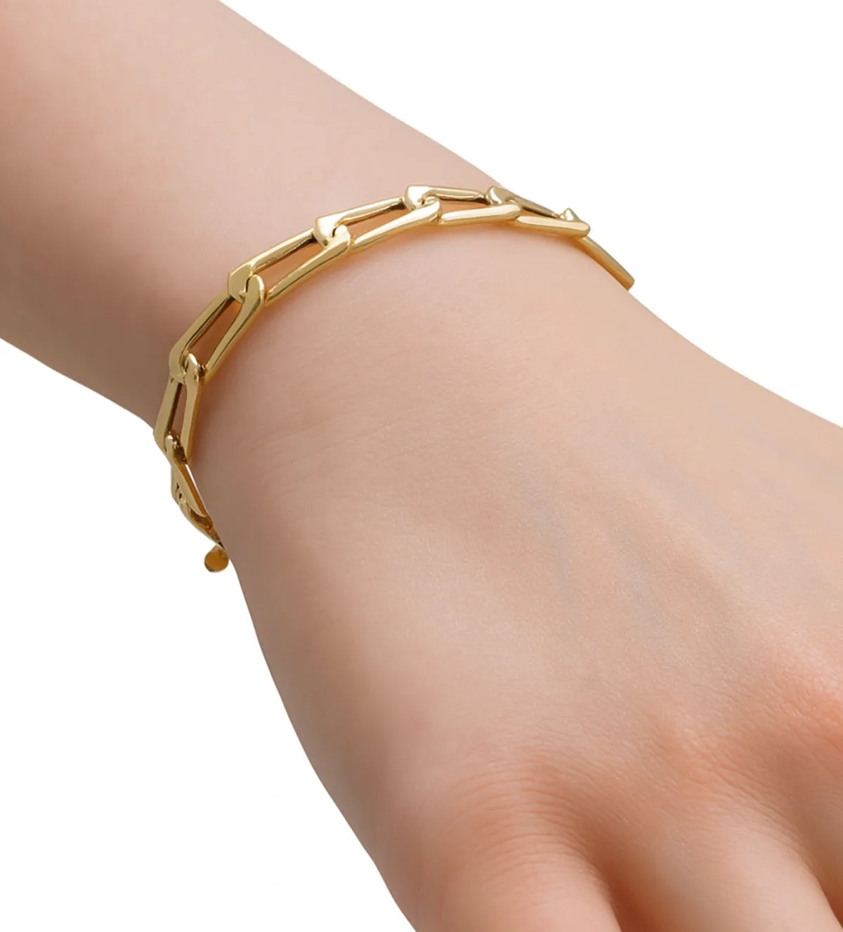 Pulsera de oro eslabones barbados 243_458-01533 pulsera-de-oro-18k-eslabones-243_458-01533-1 modelo