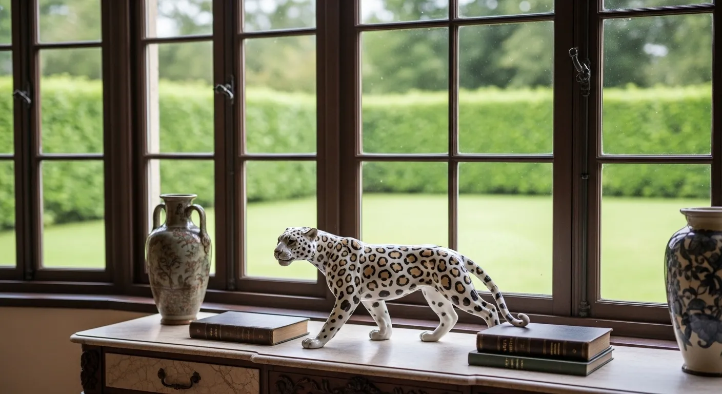 Nuevo Buen Retiro Jaguar escultura de poder que define el arte en porcelana este 20253