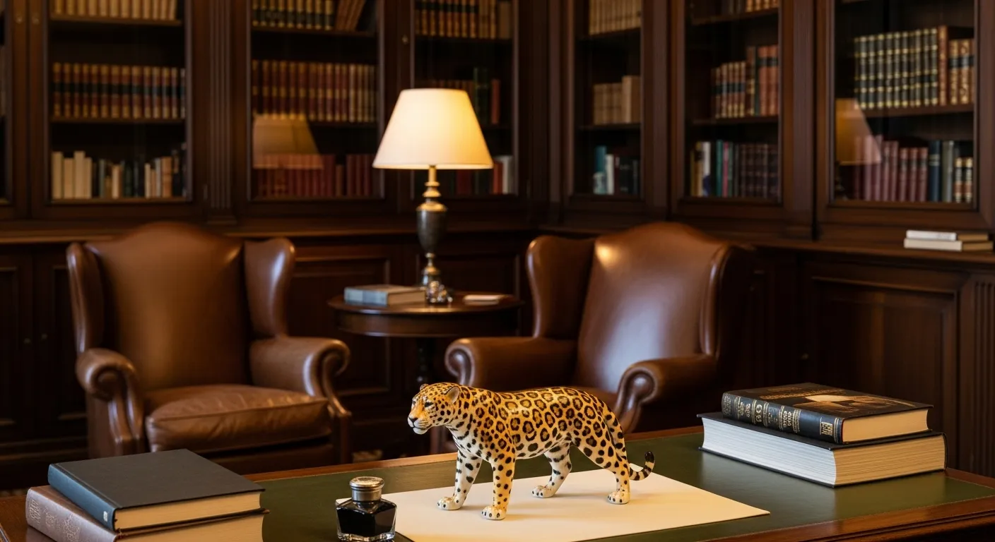 Nuevo Buen Retiro Jaguar escultura de poder que define el arte en porcelana este 20257