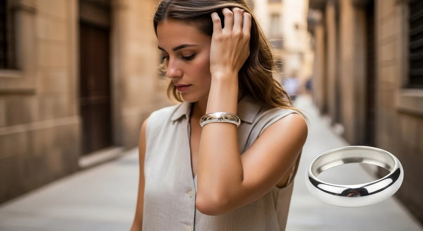 Pulseras rígidas de plata: 3 razones con poder para su gran regreso Pulseras rigidas de plata 3 razones con poder para su gran regreso5