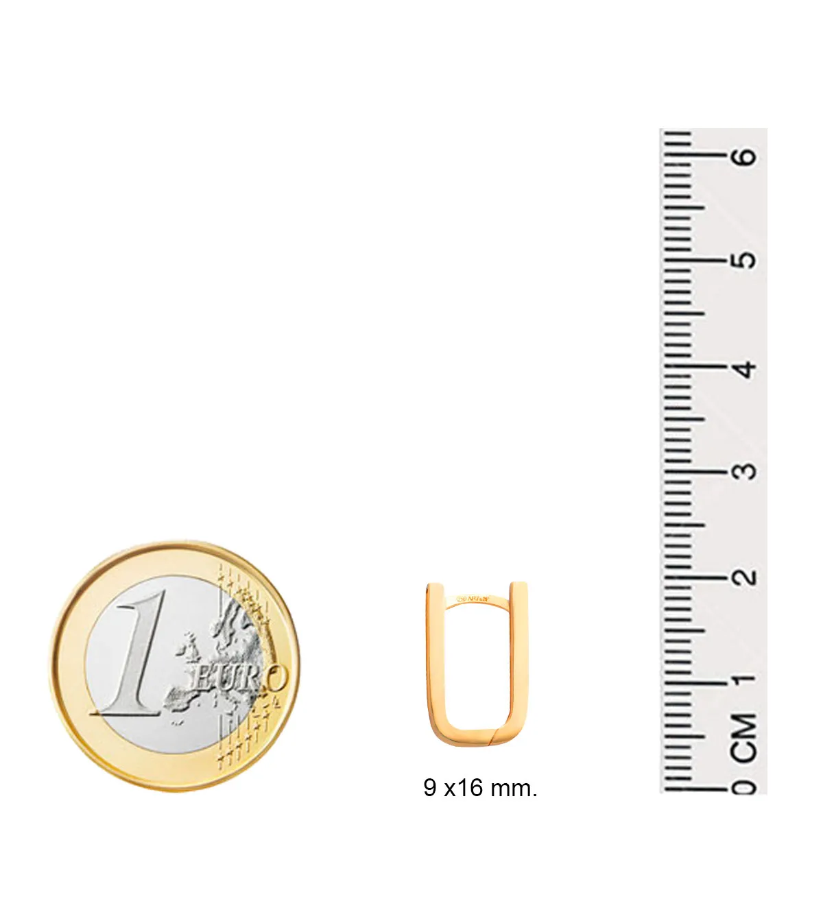 Pendientes de oro 18k aretes forma de U con circones 243_636-00589 pendientes-de-oro-18k-y-circones-243_636-00589 medidas