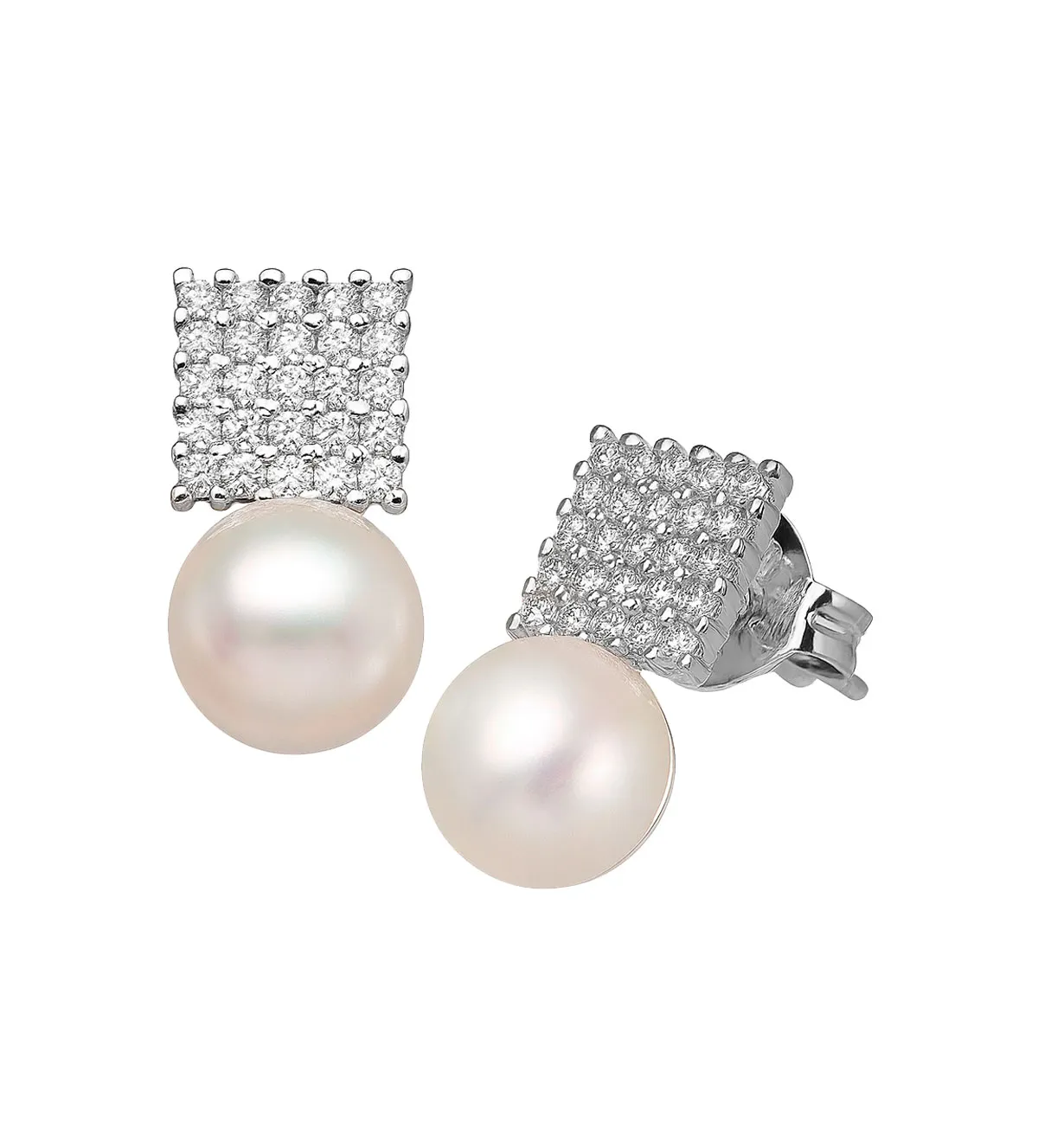Pendientes de plata con Perla y circones 136_AD4190 pendientes-de-plata-y-circones-con-perlas-cultivadas-136_AD4190