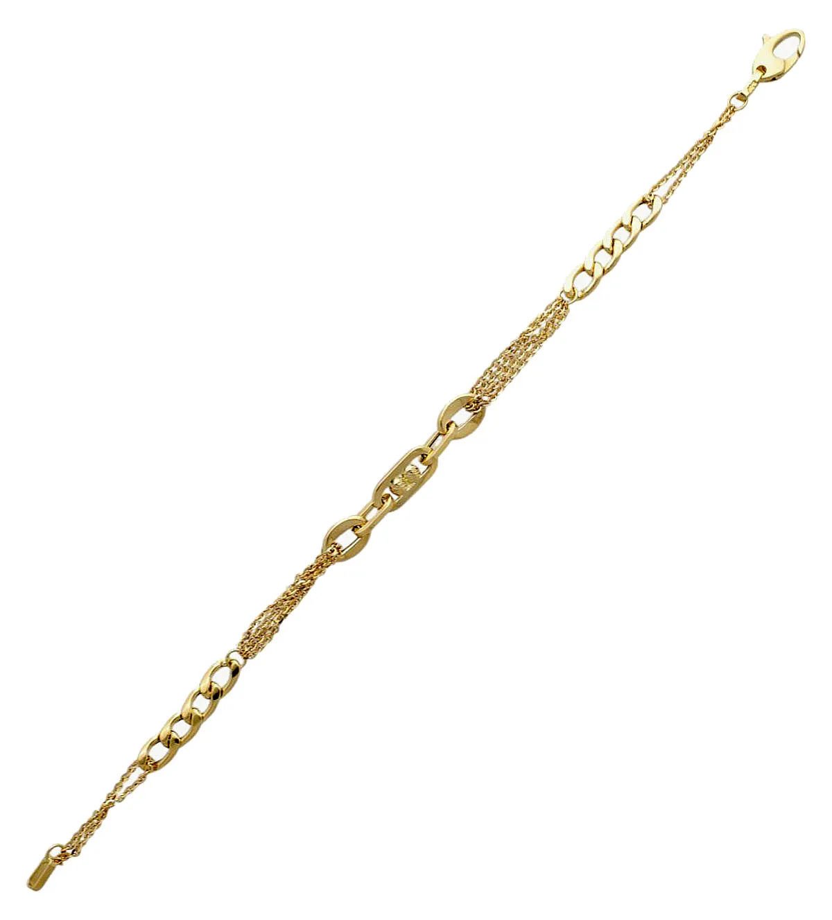 Pulsera de oro 18k 243_028-50313 pulsera de oro para mujer 243_028-50313 toma extendida