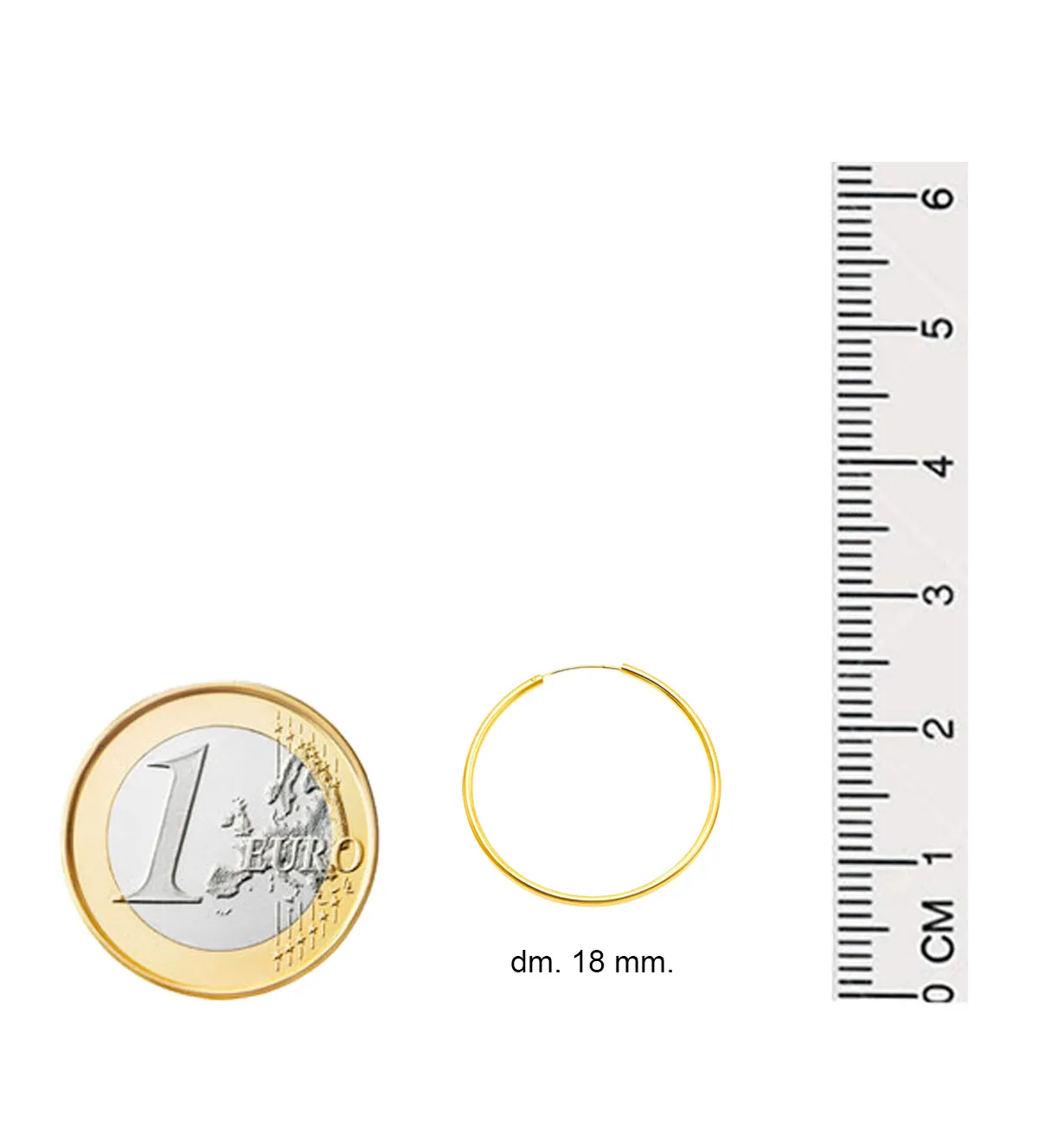 Pendientes de oro tipo aro 030_500 - 18