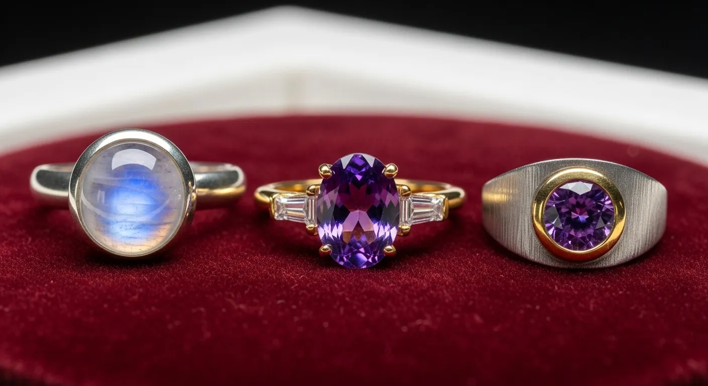 Anillos de piedra luna y amatista: 2 gemas con poder que marcan septiembre Anillos de piedra luna y amatista 2 gemas con poder que marcan septiembre4