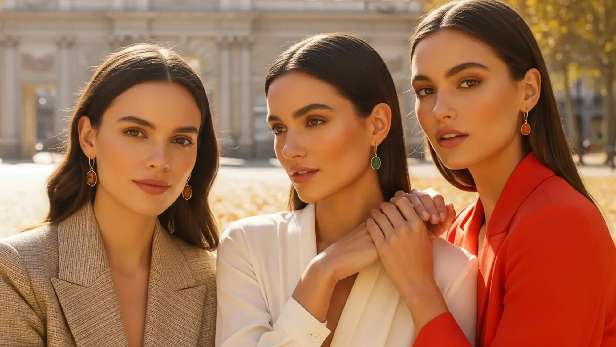 Pendientes con piedras otoñales 3 tonos tierra que iluminan tu piel con poder este septiembre DESTAC Pendientes con piedras otoñales 3 tonos tierra que iluminan tu piel con PODER