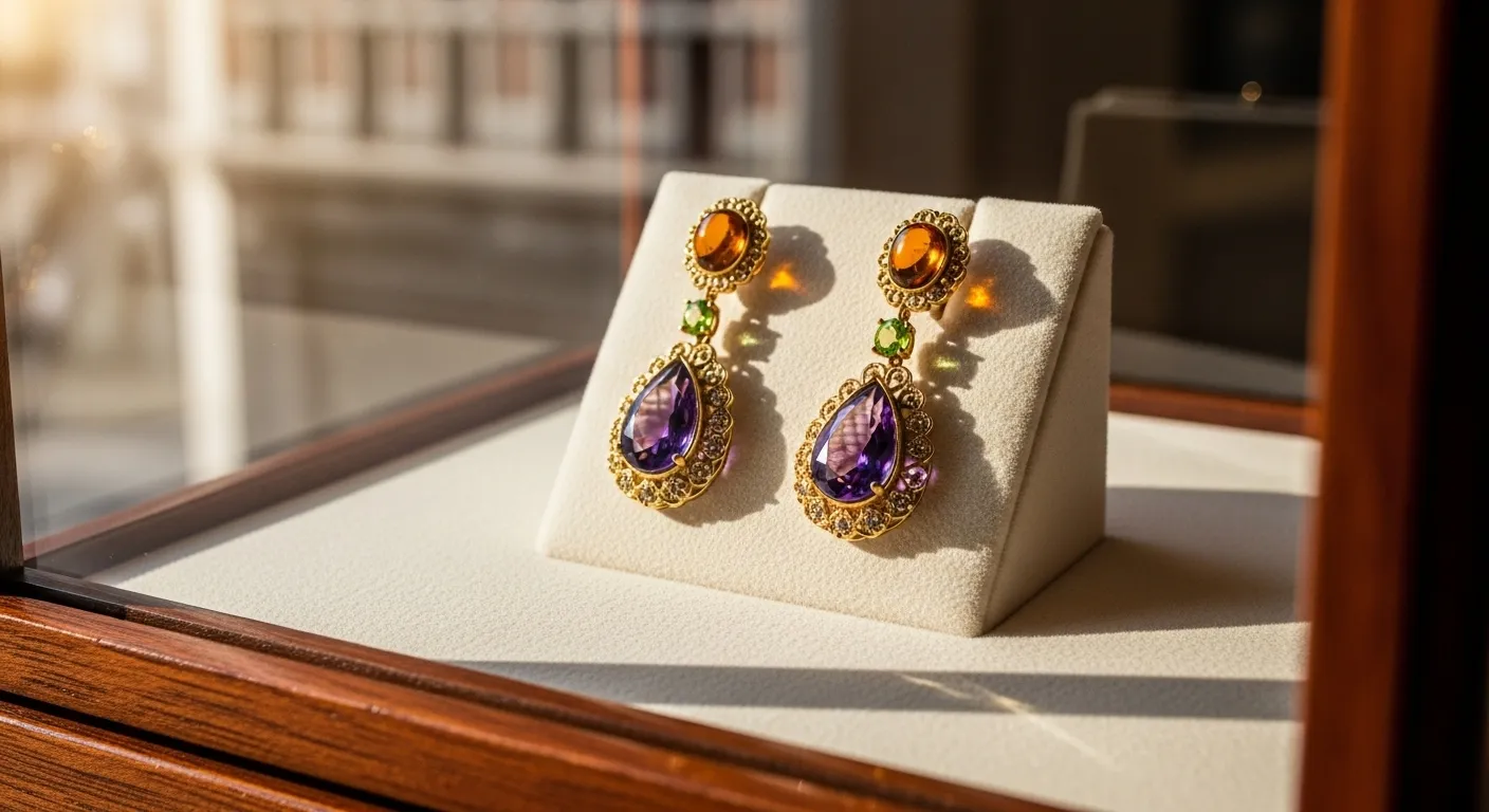 Pendientes con piedras otoñales: 3 tonos tierra que iluminan tu piel con poder este septiembre Pendientes con piedras otonales 3 tonos tierra que iluminan tu piel con poder este septiembre7