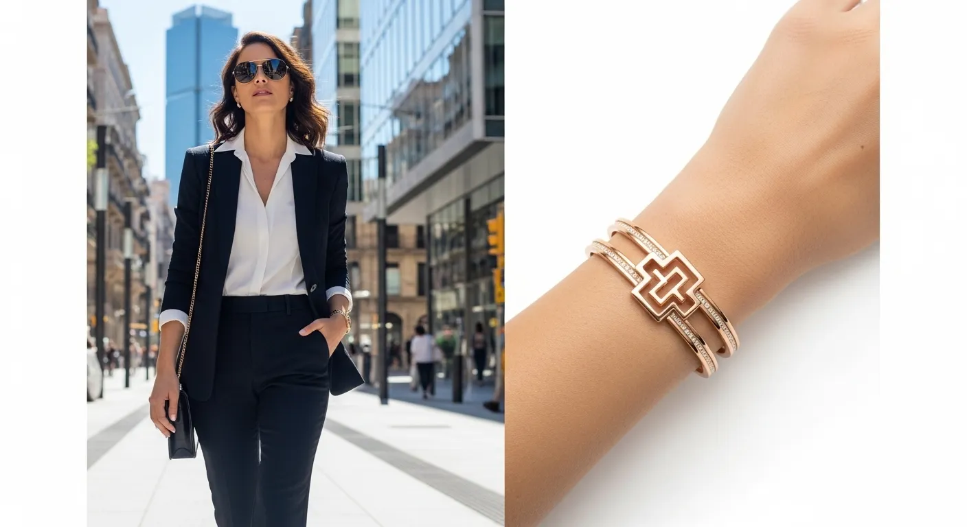 Pulseras rígidas de oro rosa: la joya irresistible para la vuelta al cole 2025 Pulseras rigidas de oro rosa la joya irresistible para la vuelta al cole 20256