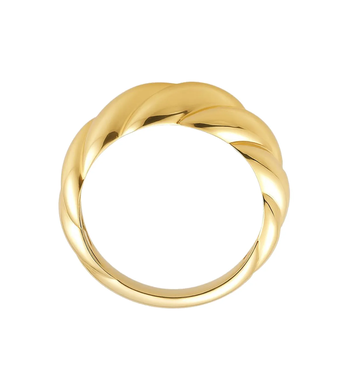 Anillo de oro 18K gallones diagonales 243_401-01921 anillo-de-oro-243_401-01921 foto toma cenital