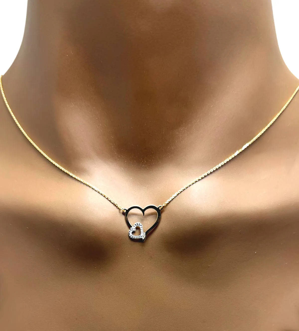 Gargantilla de oro bicolor 18K 243_401-01316 gargantilla-de-oro-bicolor-18k-243_401-01316 busto joyeria