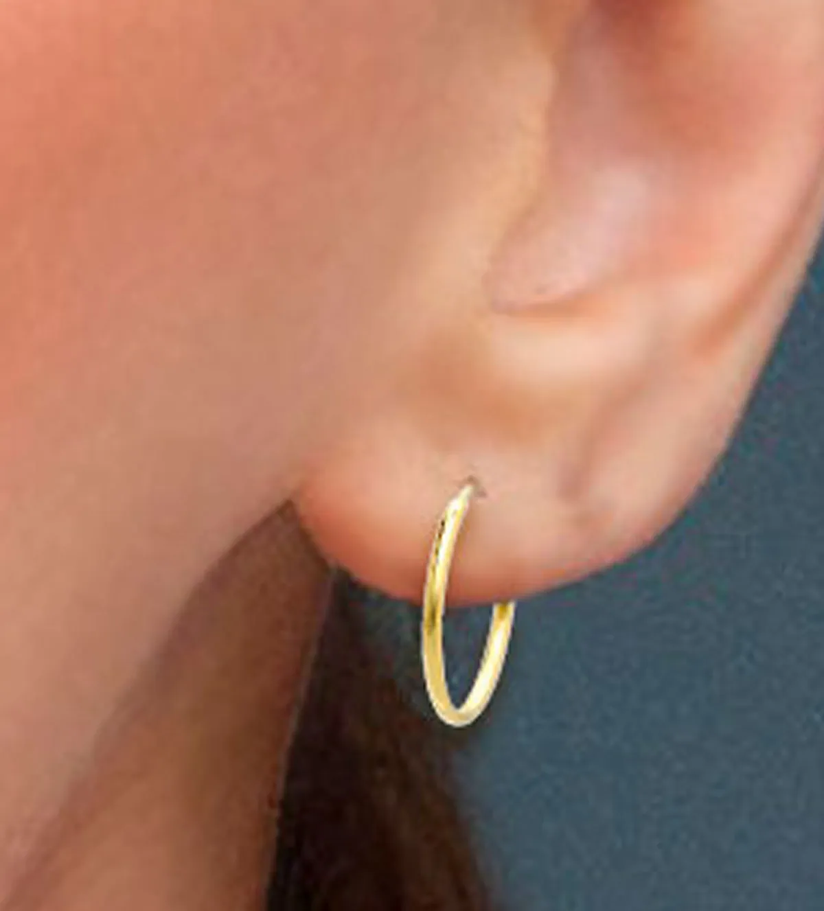 Pendientes de oro tipo aro 030_500 pendientes de oro aros de 16mm 030_500-16_10