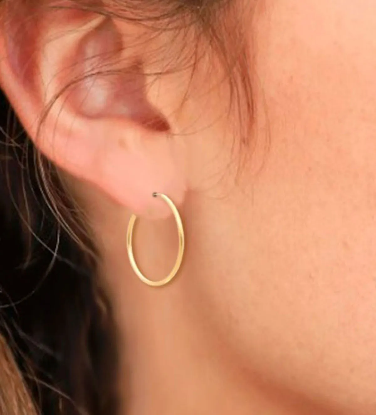 Pendientes de oro tipo aro 030_500 pendientes de oro aros de 18mm 030_500-18_10