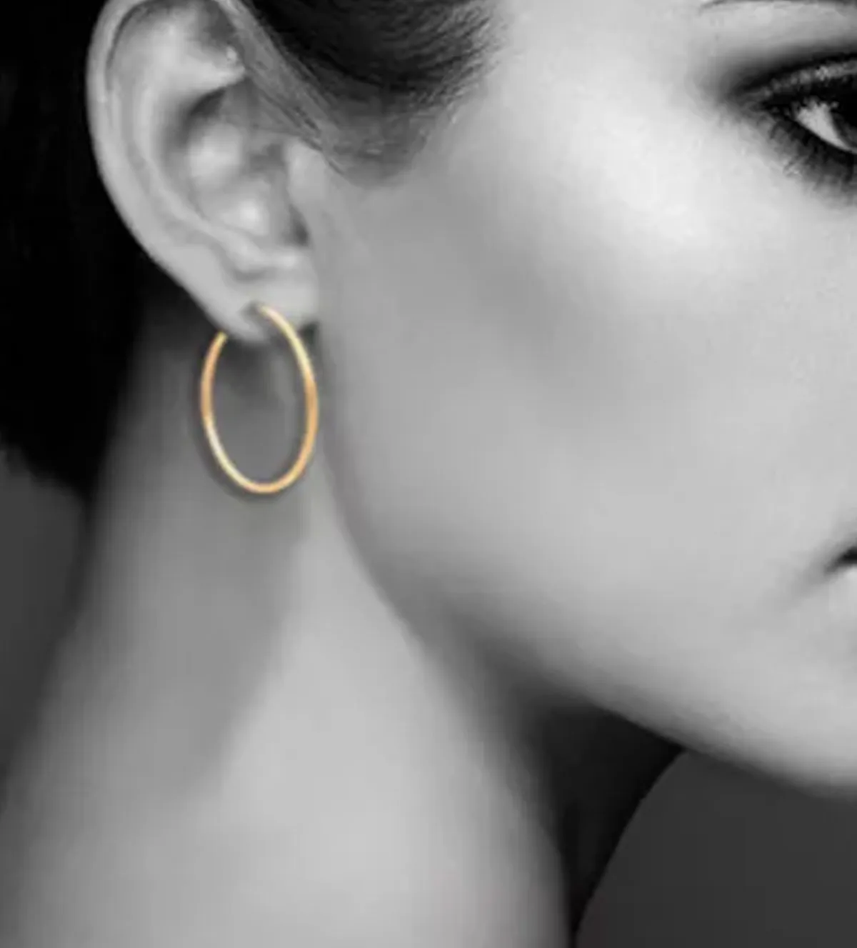 Pendientes de oro tipo aro 030_500 pendientes de oro aros de 30mm 030_500-30_10