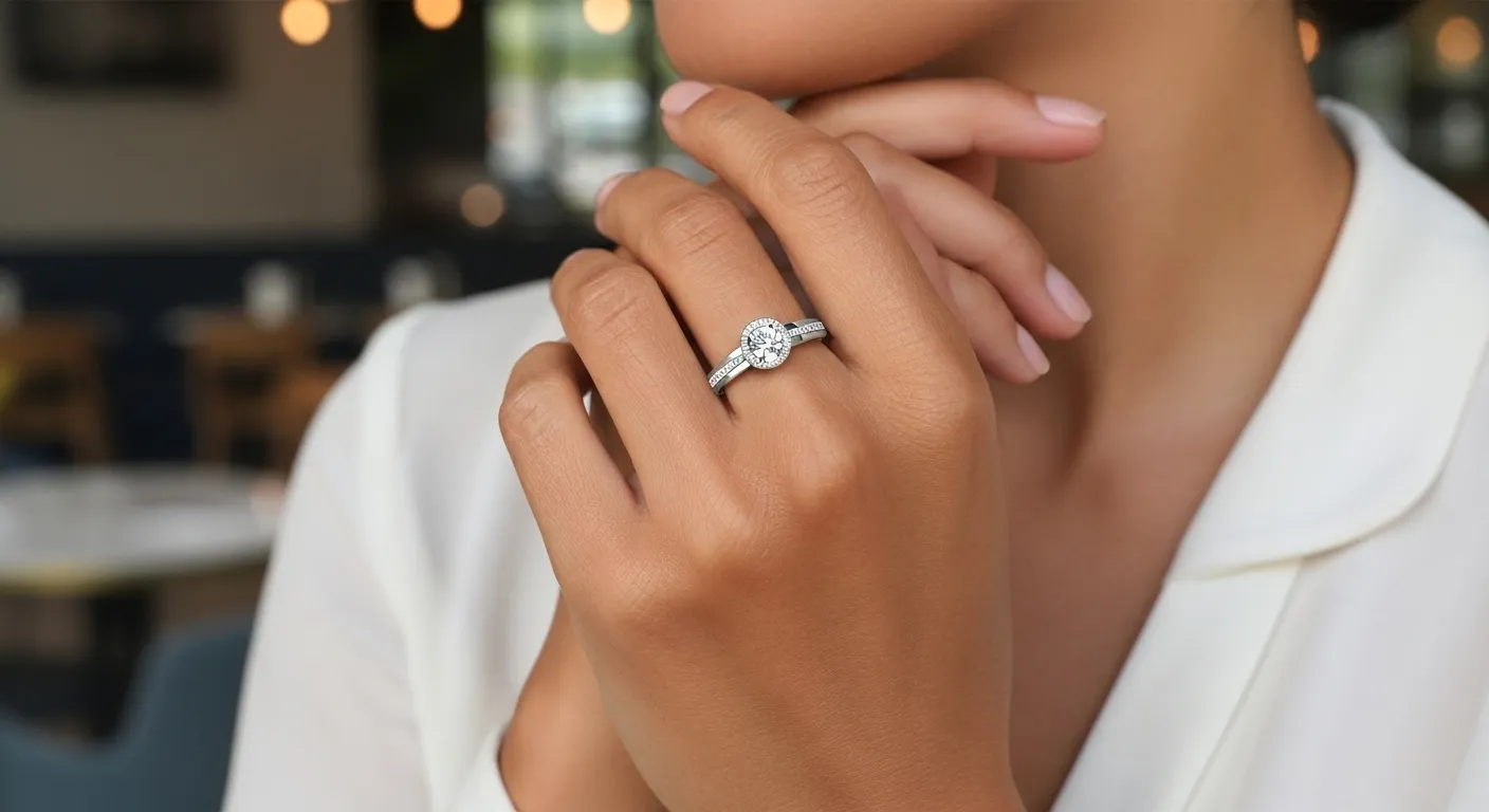 Anillos de compromiso oro blanco el solitario perfecto para 20251