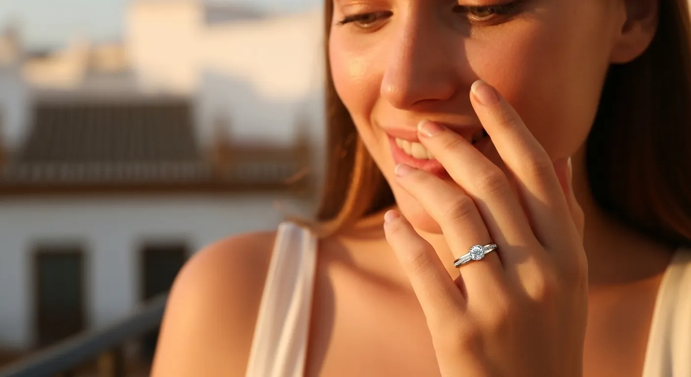 Anillos de compromiso oro blanco el solitario perfecto para 20253