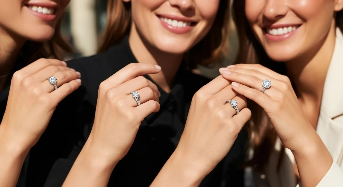 Anillos de compromiso oro blanco el solitario perfecto para 20258