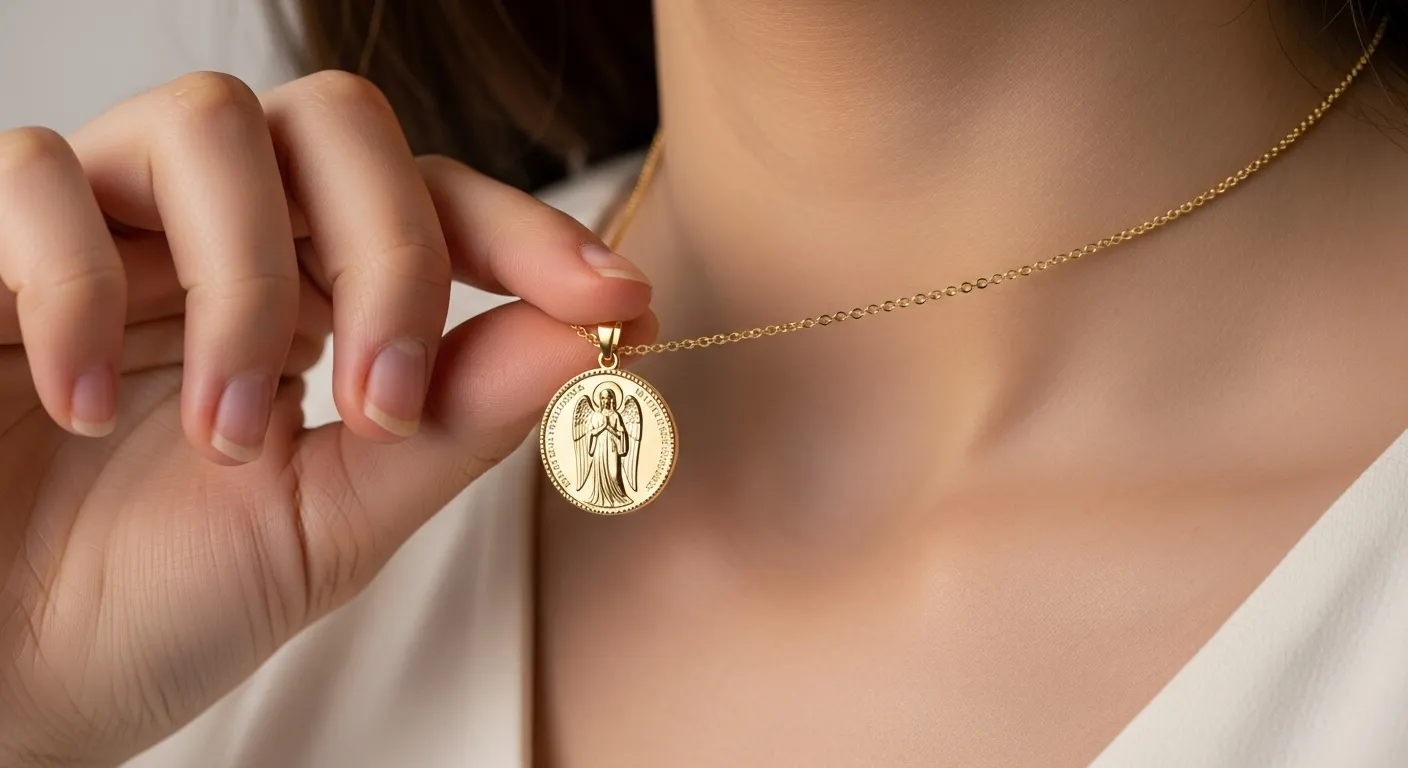 Medallas de comunión en oro 18k: símbolo de fe y elegancia para este día único Medallas de comunion en oro 18k simbolo de fe y elegancia para este dia unico4