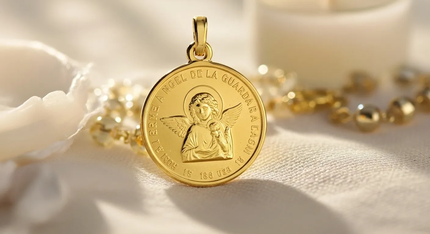 Medallas religiosas de bautizo en oro 18k: un amuleto eterno para el primer día especial Medallas religiosas de bautizo en oro 18k un amuleto eterno para el primer dia especial7