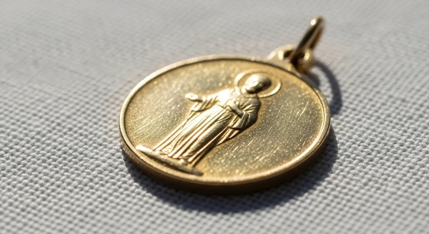 Medallas religiosas de oro 18k el regalo perfecto para cumpleanos y aniversarios1