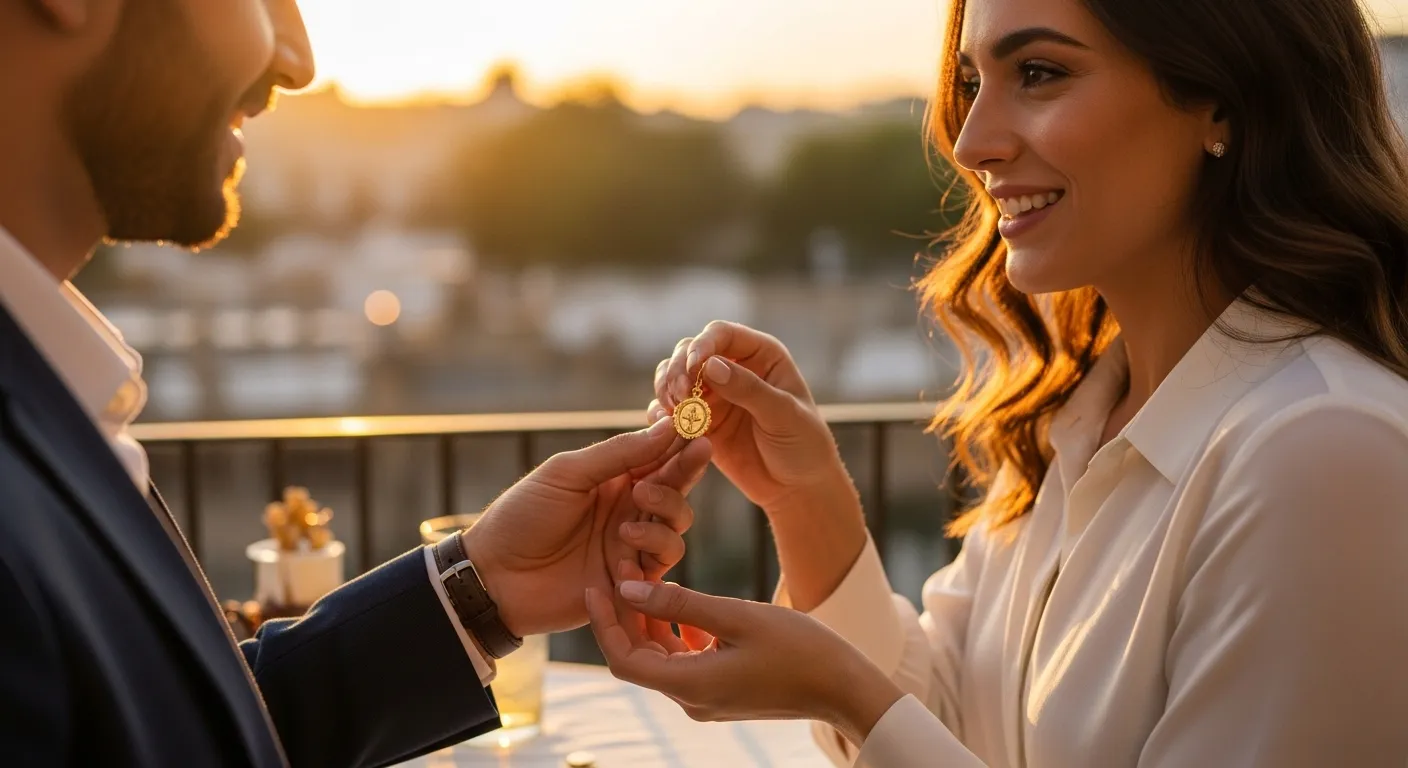 Medallas religiosas de oro 18k el regalo perfecto para cumpleanos y aniversarios3
