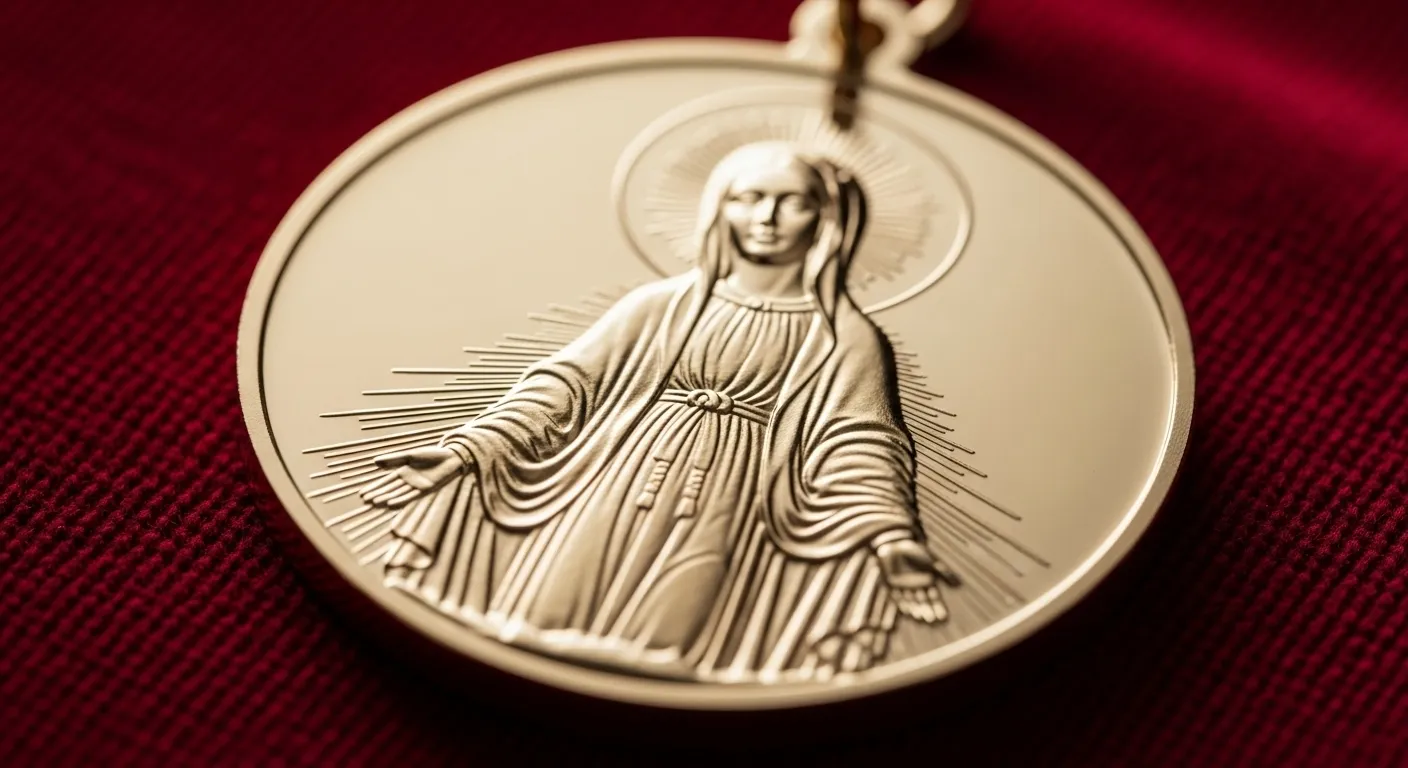 Medallas y colgantes de oro simbolos eternos para el Dia de Todos los Santos3