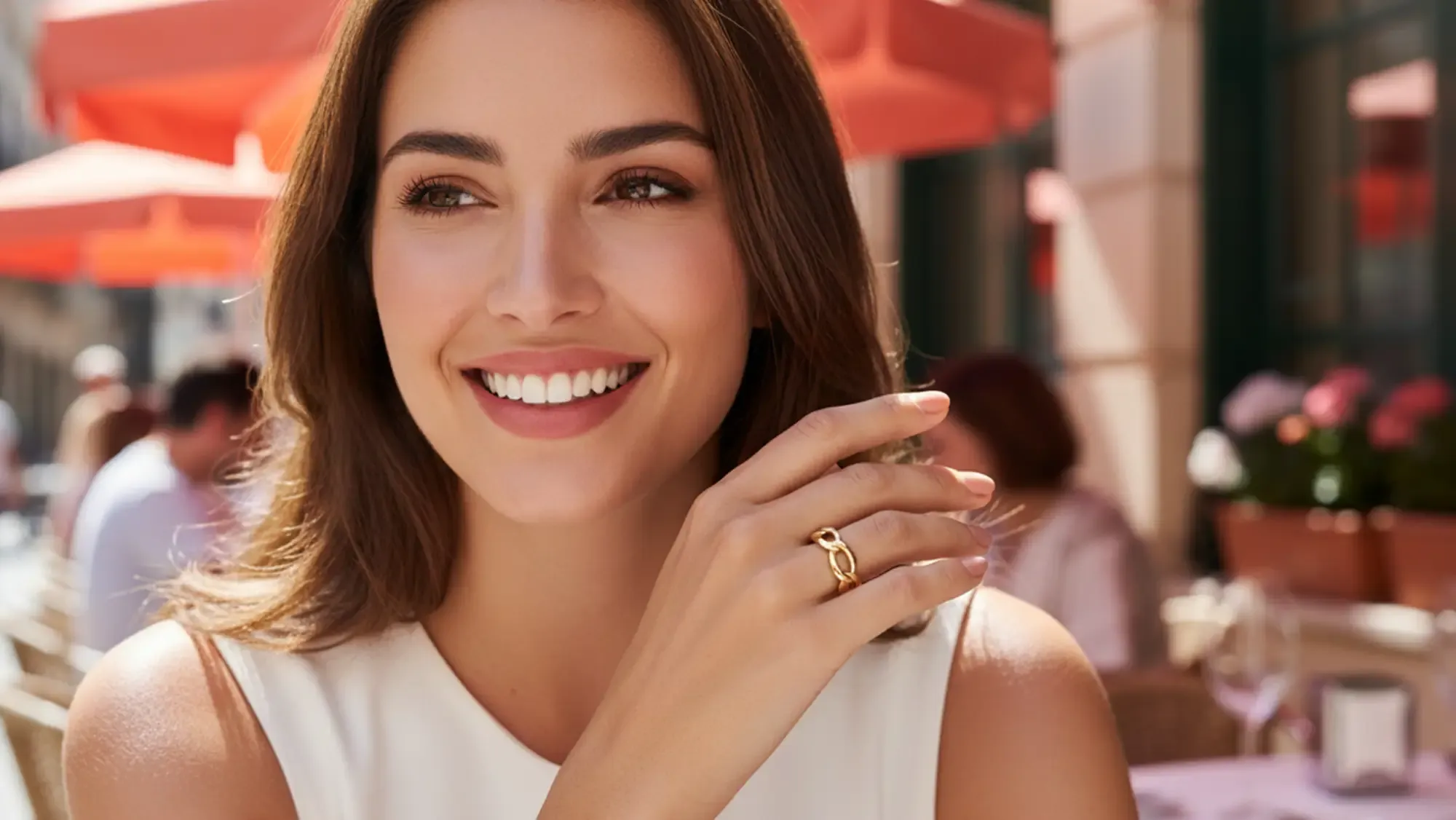 Anillo oro eslabones 5 formas elegantes de llevar esta joya con poder y estilo